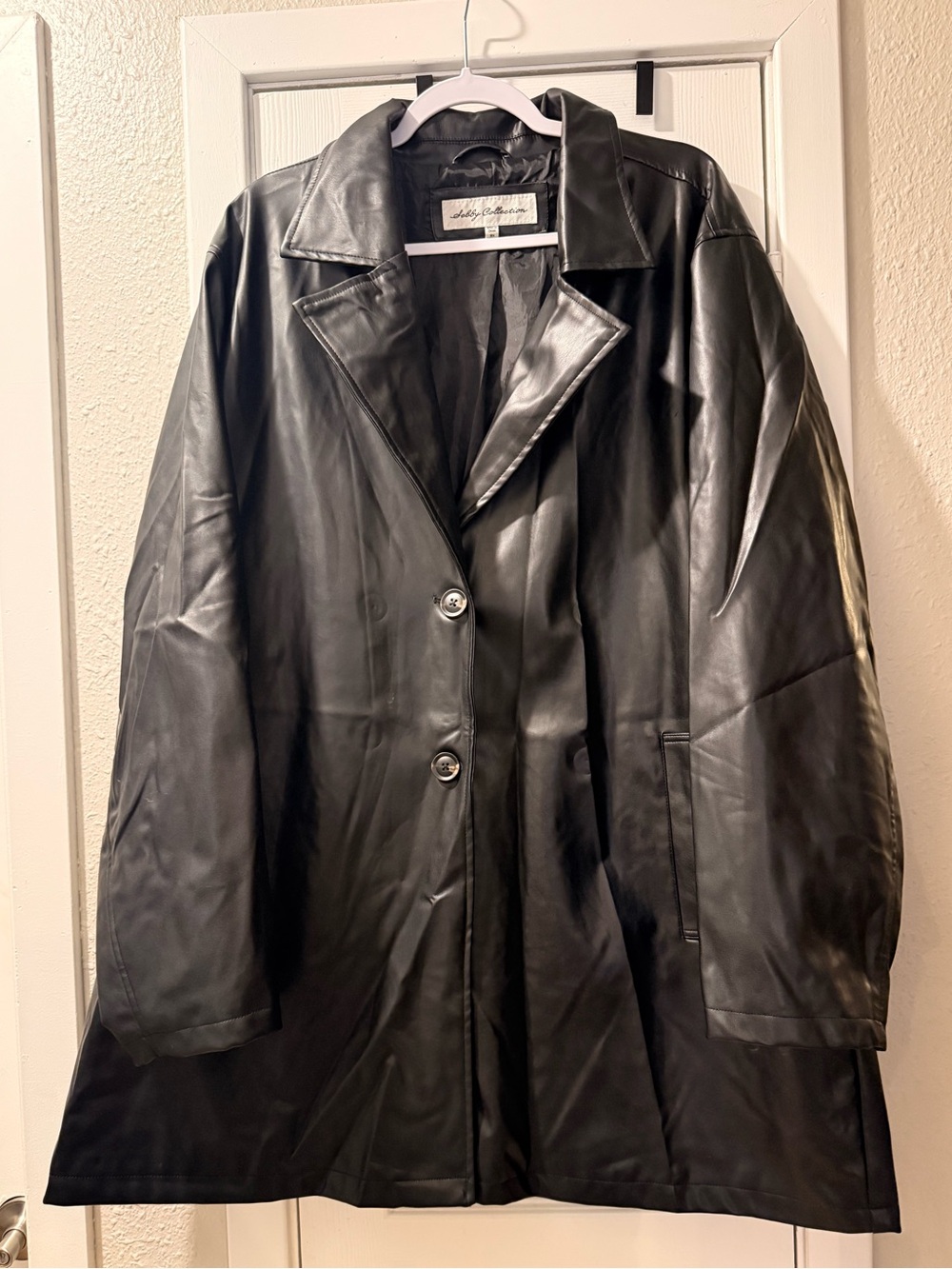 Sebby jacket size 3X faux leather